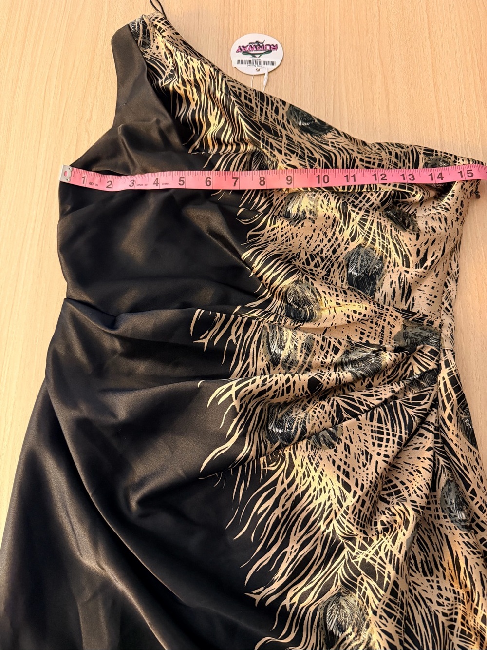 London Times Black Formal Cocktail Dress Size 4 - Picture 12 of 16